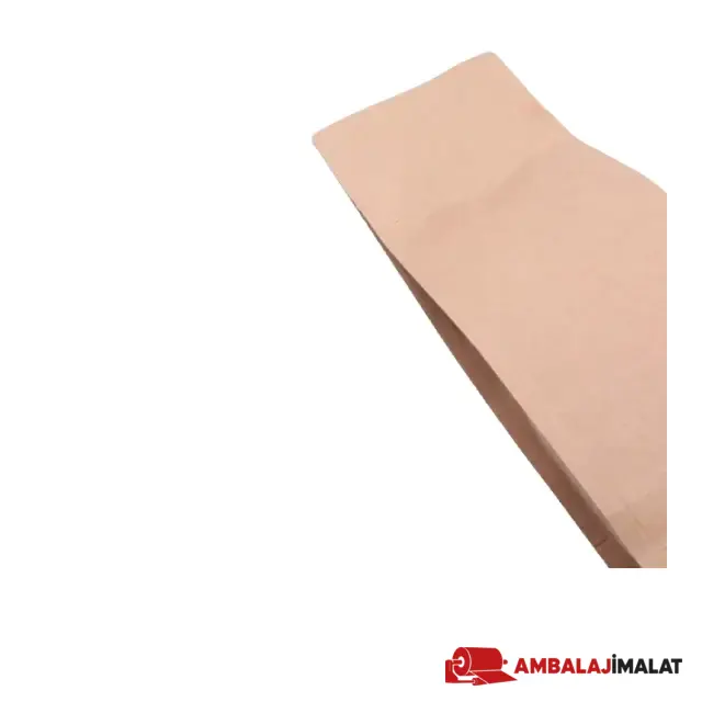 Kraft Metalize Flat Bottom Torba — gövde detayı